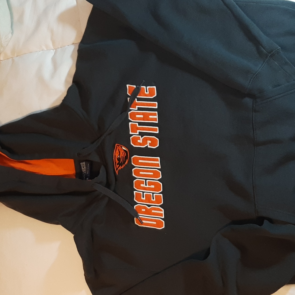 Oregon State gray pullover hoodie 244